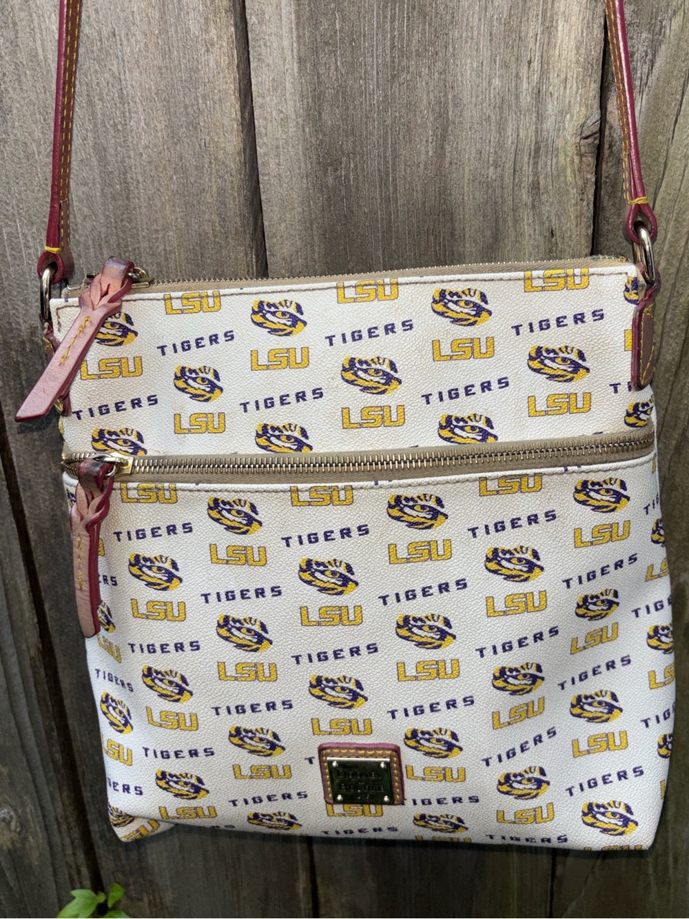 DOONEY & BOURKE LSU Crossbody Purse Handbag College